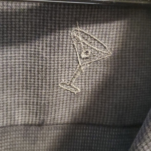 Tommy Bahama Black Silk Button Down Short Sleeve - Picture 7 of 7